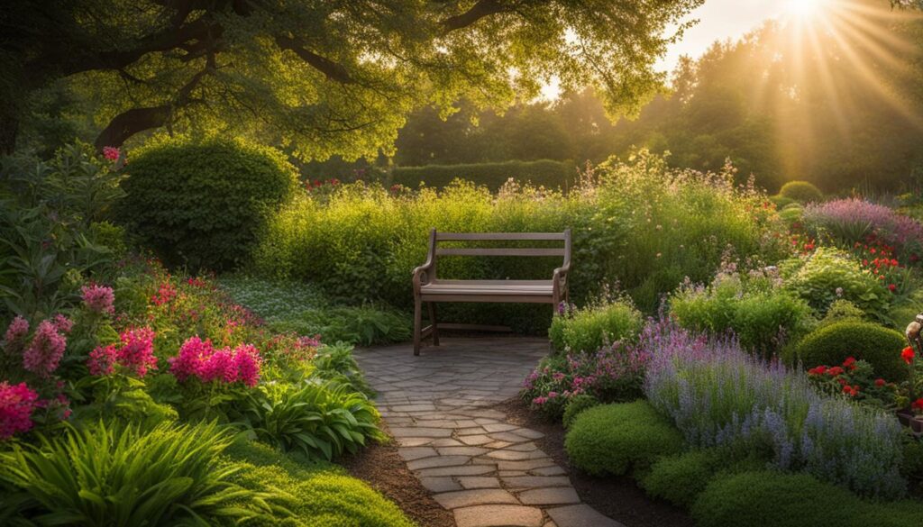 Gardening in the morning